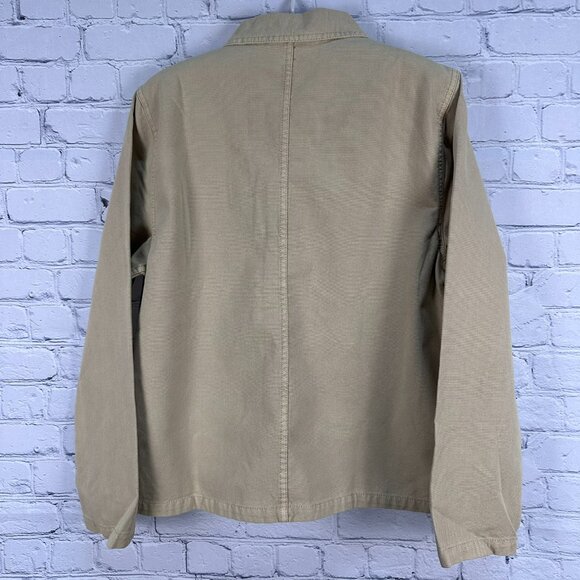 prAna Women's Melrose Canvas Barn Workwear Coat Jacket, Size Medium, Sandstone - Picture 6 of 12